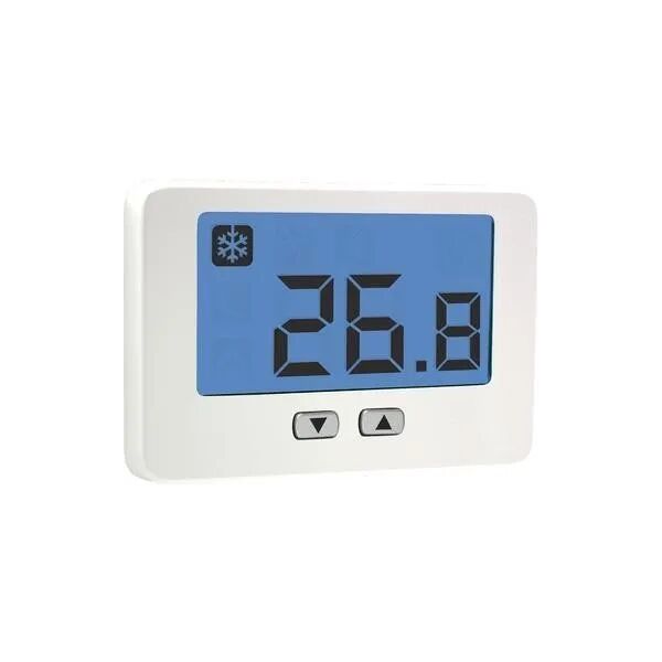 vemer termostato  thalos da parete schermo lcd colore bianco ip40