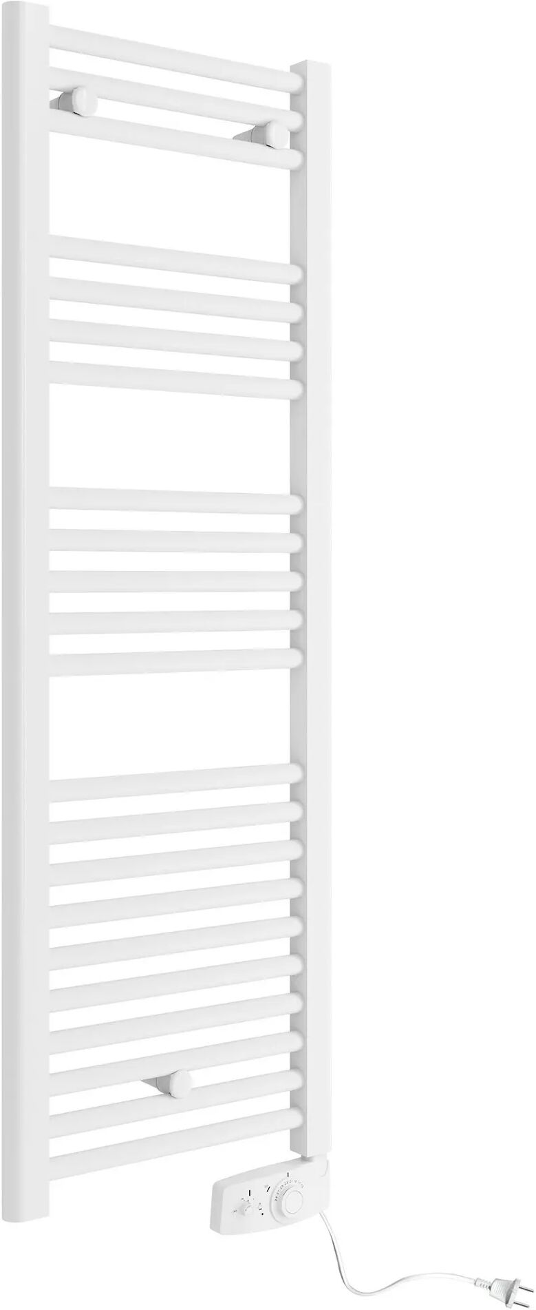 lazzarini termoarredo e-burano 1170 x 400 mm (hxl) elettrico 500 w analogico dritto bianco