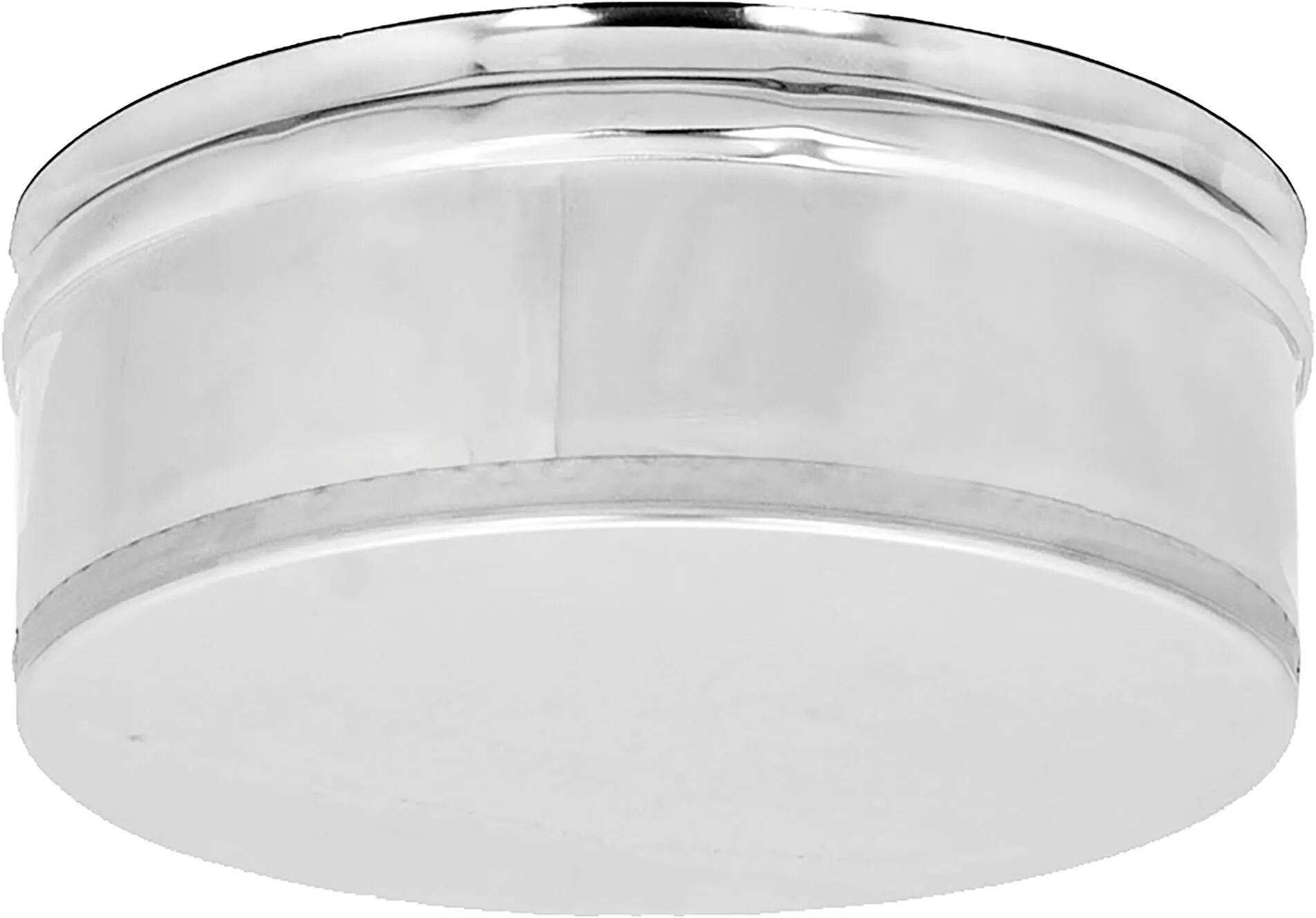 Zinco TAPPO CIECO INOX MONOPARETE 316 Ø 100 mm