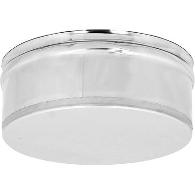 Tecnomat - Tappo Cieco Inox Monoparete 316 Ø 100 mm - Inox - Ø100 mm - 316 - Blind cap Tecnomat - Tappo Cieco Inox Monoparete 316 Ø 100 mm - Inox - Ø100 mm - 316 - Blind cap