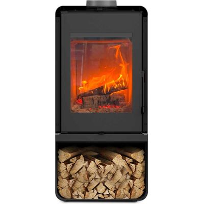 Adler STUFA A LEGNA DADA 8 8,5 kW NERA CON PORTA LEGNA Adler STUFA A LEGNA DADA 8 8,5 kW NERA CON PORTA LEGNA