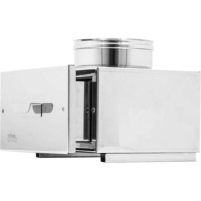 ZINCO - Camera Raccolta Ceneri Inox 304 - Ø130 mm - Ashes collector ZINCO - Camera Raccolta Ceneri Inox 304 - Ø130 mm - Ashes collector