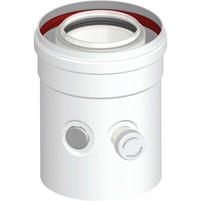 Tubo coassiale verticale Bricoman Ø 60/100 mm - Tubi di scarico Tubo coassiale verticale Bricoman Ø 60/100 mm - Tubi di scarico
