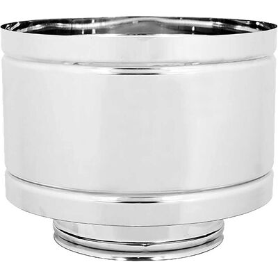 Bricoman - Tecnomat - Terminale A Botte Inox Ø 130 mm Bricoman - Tecnomat - Terminale A Botte Inox Ø 130 mm