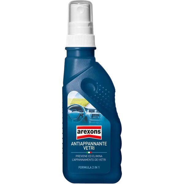 arexons antiappannante vetri auto  250 ml no gas 2 in 1 previene e  elimina