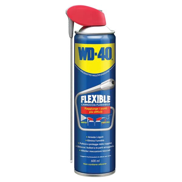 western digital sbloccante lubrificante spray 600 ml wd40 multiuso spray flexibl con cannuccia flessibile