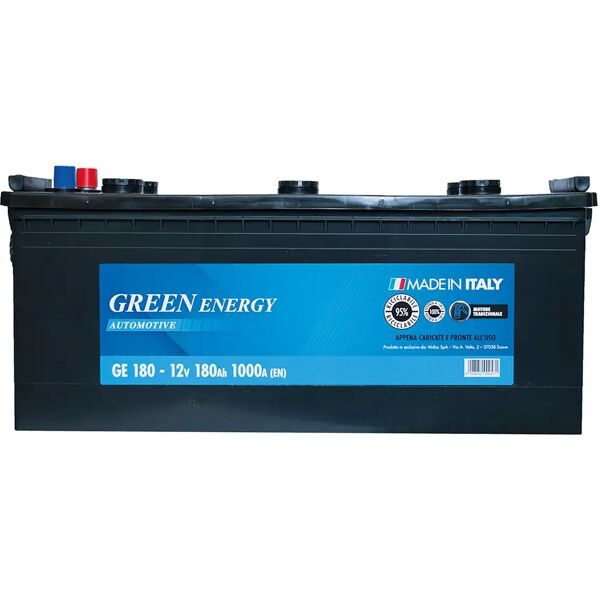 green energy batteria autocarro 180 ah greenenergy spunto 1000a 513x223x223 mm (lxpxh) peso 41,50 kg