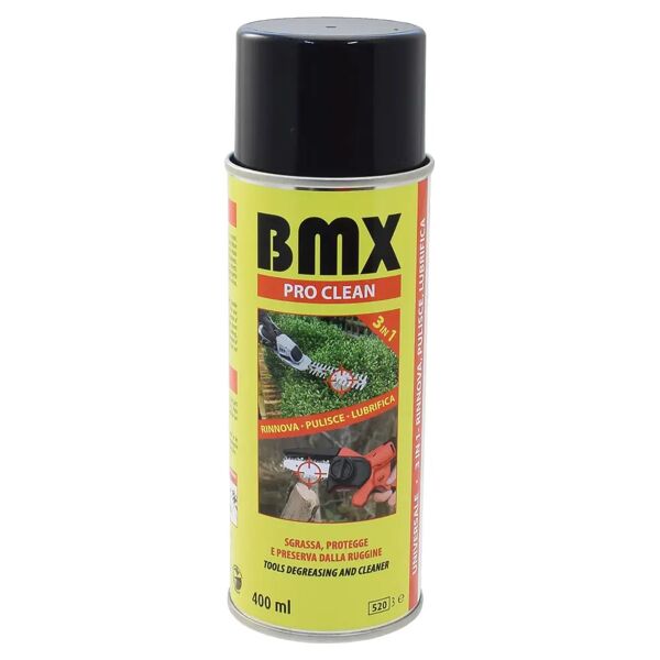 bmx pulitore sgrassante  pro clean 400 ml specifico per miniutensili giardino