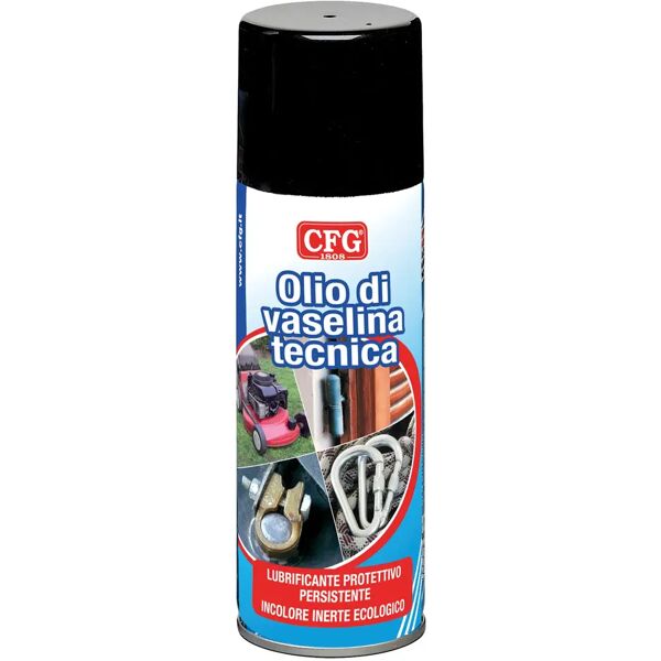 cfg lubrificante olio di vaselina tecnica spray 200 ml  incolore protettivo inerte