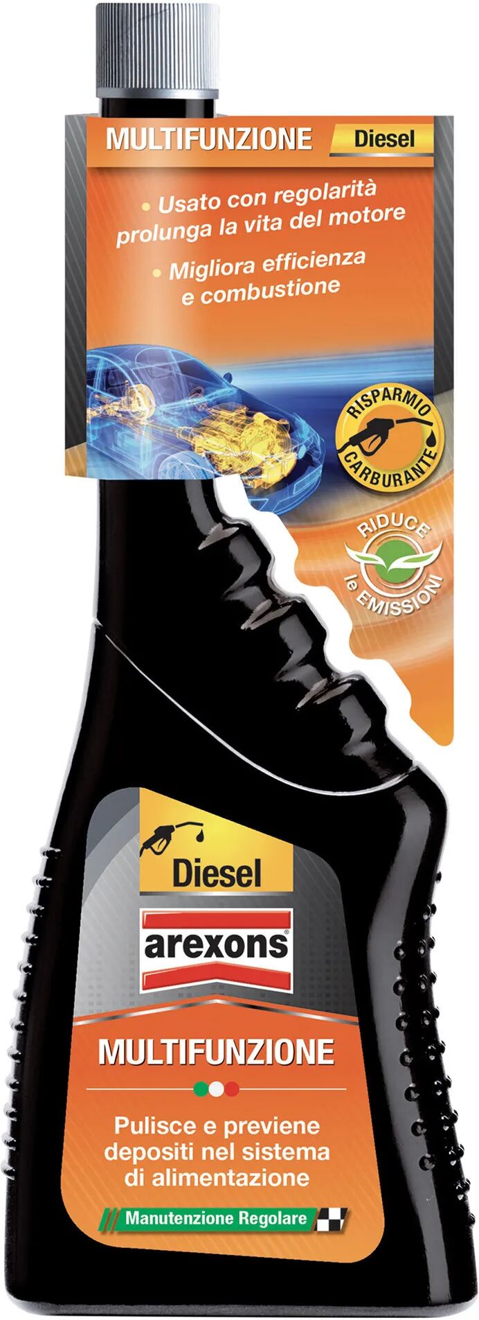 arexons additivo diesel  250 ml pulitore  multifunzione manutenzione regolare