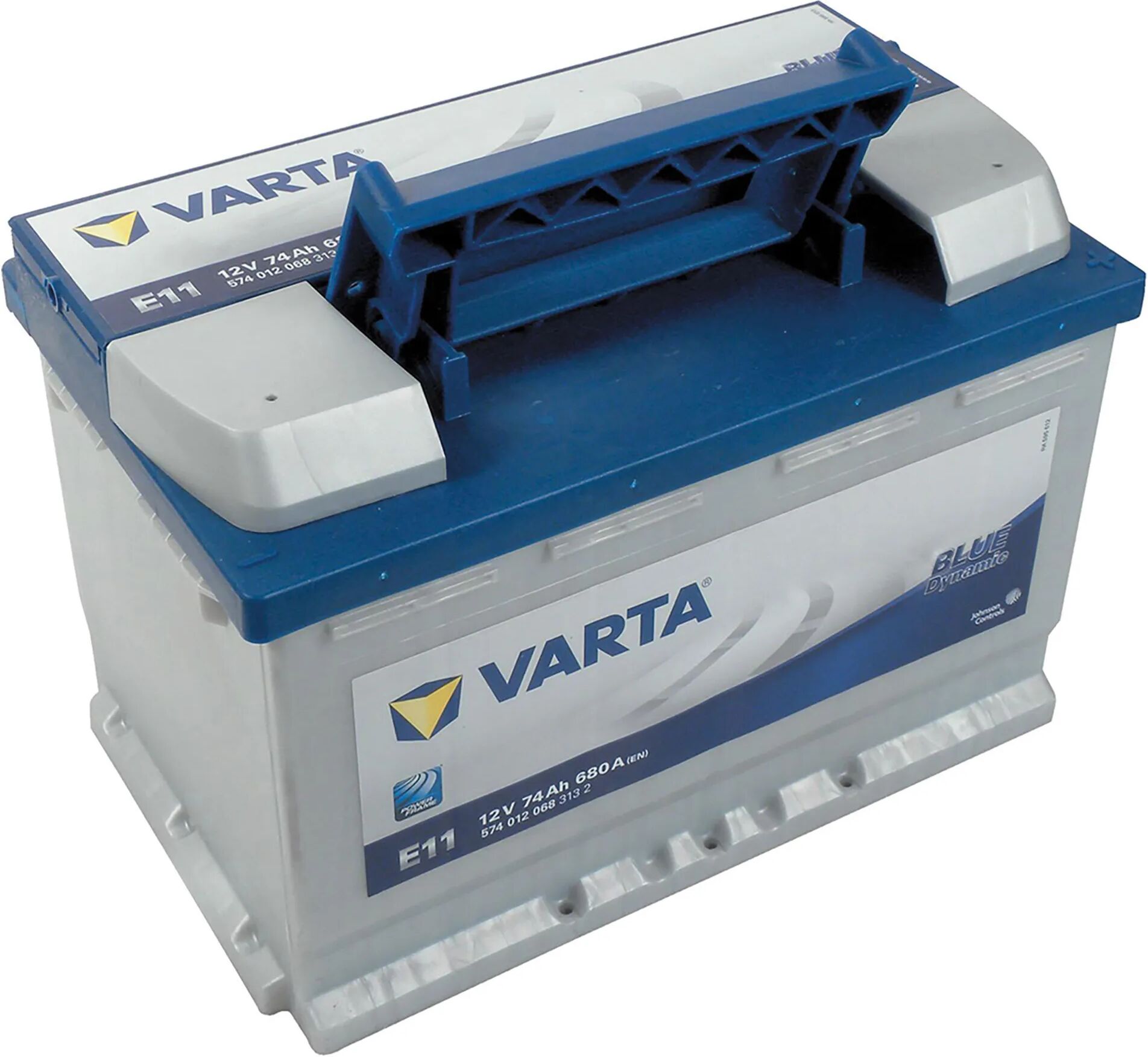 varta batteria auto 74 ah  spunto 680 a 175x275x190 mm (lxpxh) peso 18,5 kg