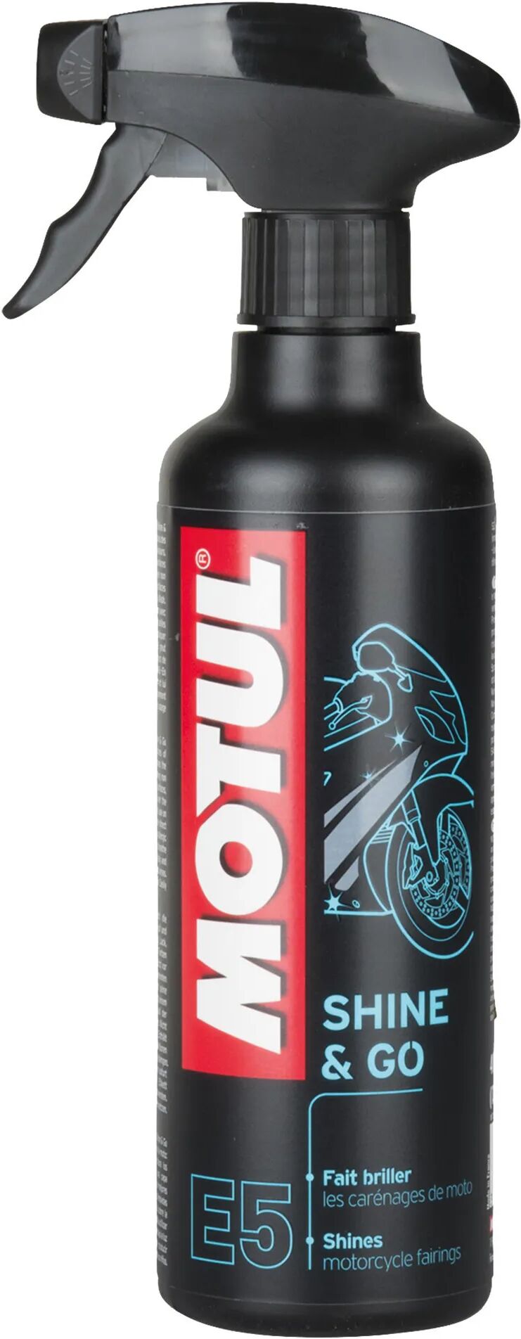 Tecnomat LUCIDANTE PER SUPERFICI VERNICIATE ED IN PLASTICA 400 ml MOTUL E5 - SHINE & GO