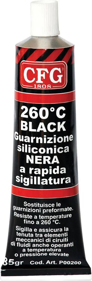 Cfg GUARNIZIONE SILICONICA 85 g  PASTA NERA RAPIDA SIGILLATURA 260°C