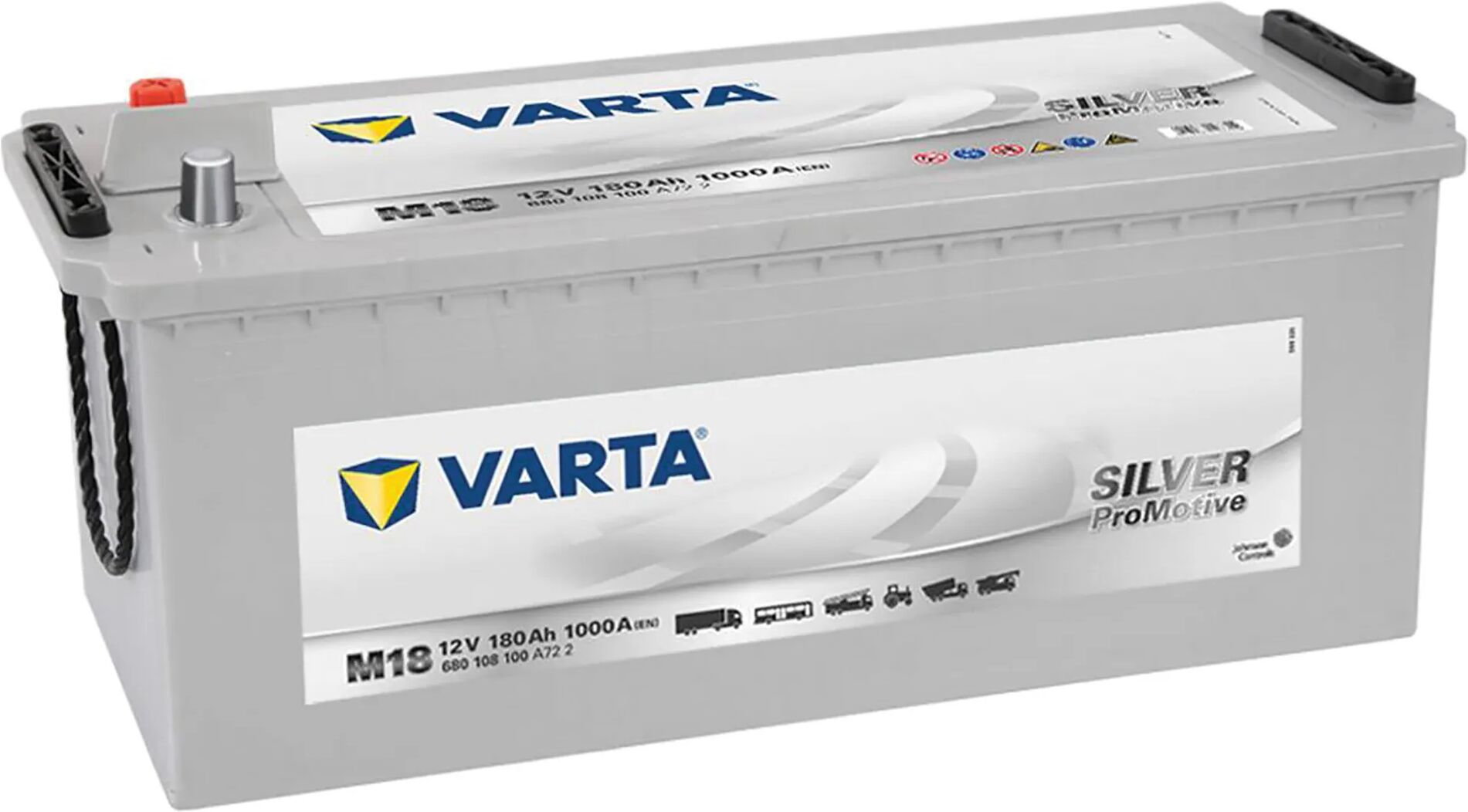 Varta BATTERIA AUTOCARRO 180 Ah M18  SPUNTO 1000Ah 513x223x223 mm (LxPxH) PESO 45,10 kg