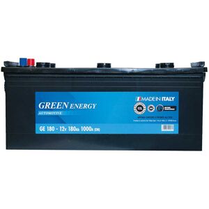 Green Energy BATTERIA AUTOCARRO 180 Ah GREENENERGY SPUNTO 1000A 513x223x223 mm (LxPxH) PESO 41,50 kg Green Energy BATTERIA AUTOCARRO 180 Ah GREENENERGY SPUNTO 1000A 513x223x223 mm (LxPxH) PESO 41,50 kg