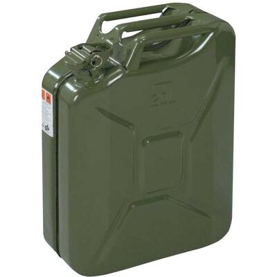 Tanica in metallo Verdelook 20L - Certificata UN - Verde Tanica in metallo Verdelook 20L - Certificata UN - Verde