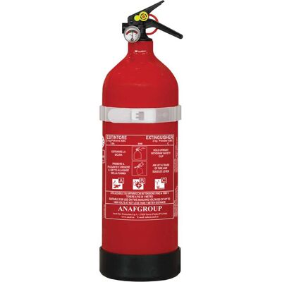 Estintore Bricoman 2kg Polvere ABC - Portatile, CE Estintore Bricoman 2kg Polvere ABC - Portatile, CE