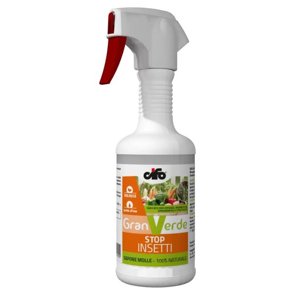 granverde insetticida sapone molle pronto all'uso  cifo contro afidi e ragnetti 500 ml