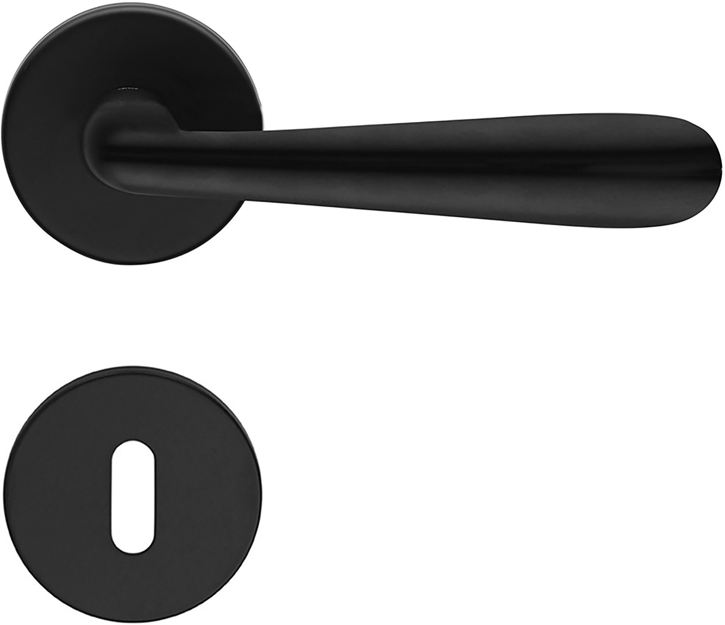 MARTINELLI Maniglia A Rosetta  - Texas Nero Quadro 8 Mm MARTINELLI Maniglia A Rosetta  - Texas Nero Quadro 8 Mm