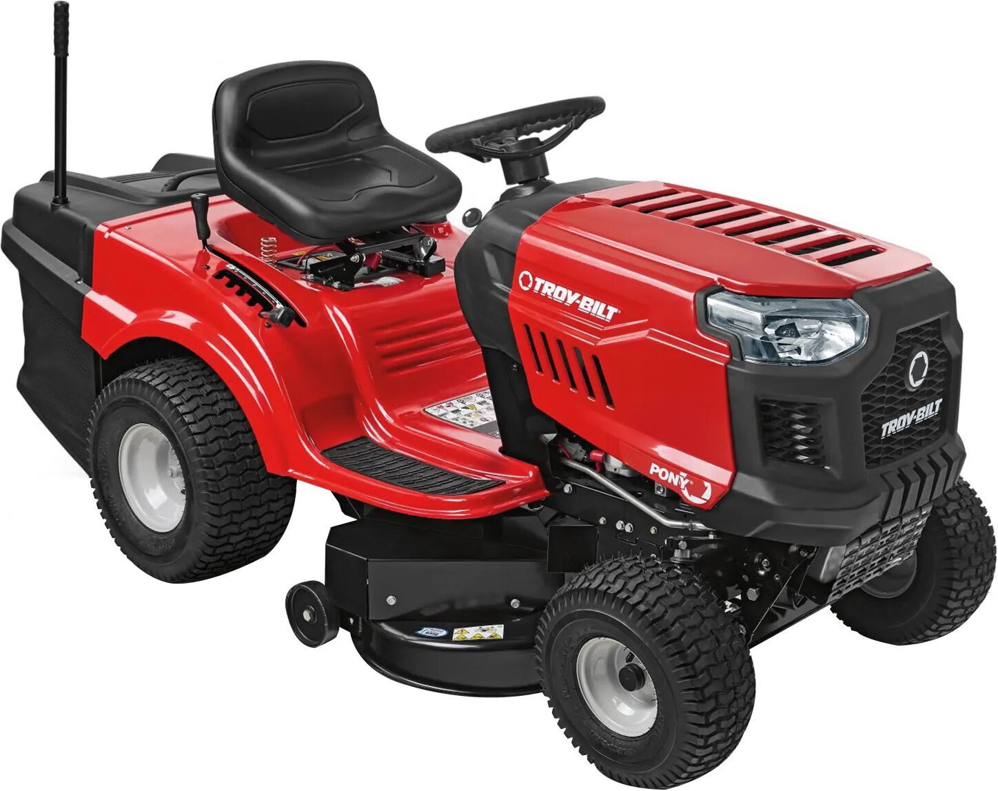 mtd trattorino 382 cc troy-bilt pony 92t-r select taglio 92 cm cesto  240 l peso 196 kg