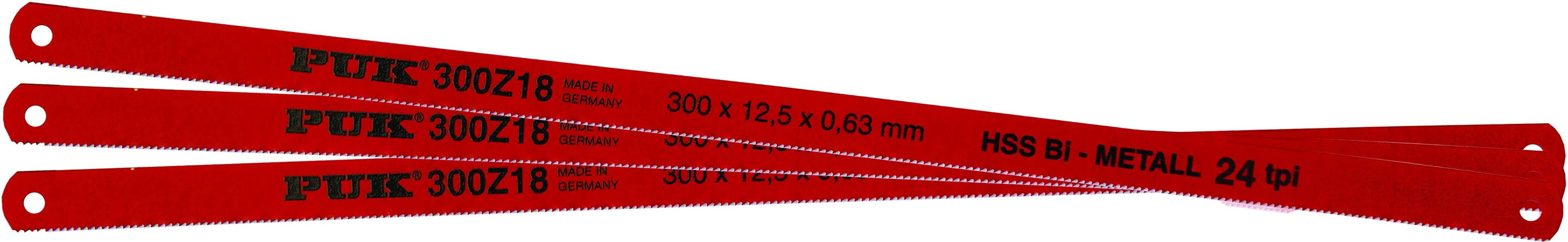 3 Lame Ricambio Puk 300 Mm Per Metallo Per Archetto Made In Germany 3 Lame Ricambio Puk 300 Mm Per Metallo Per Archetto Made In Germany