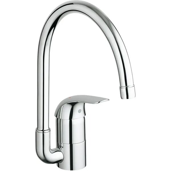 grohe miscelatore lavello  euroeco cromo bocca alta ad arco cartuccia Ø 46 mm 32752000