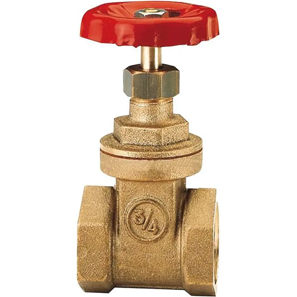 enolgas valvola a saracinesca per acqua ff 3/4'' ottone pn10