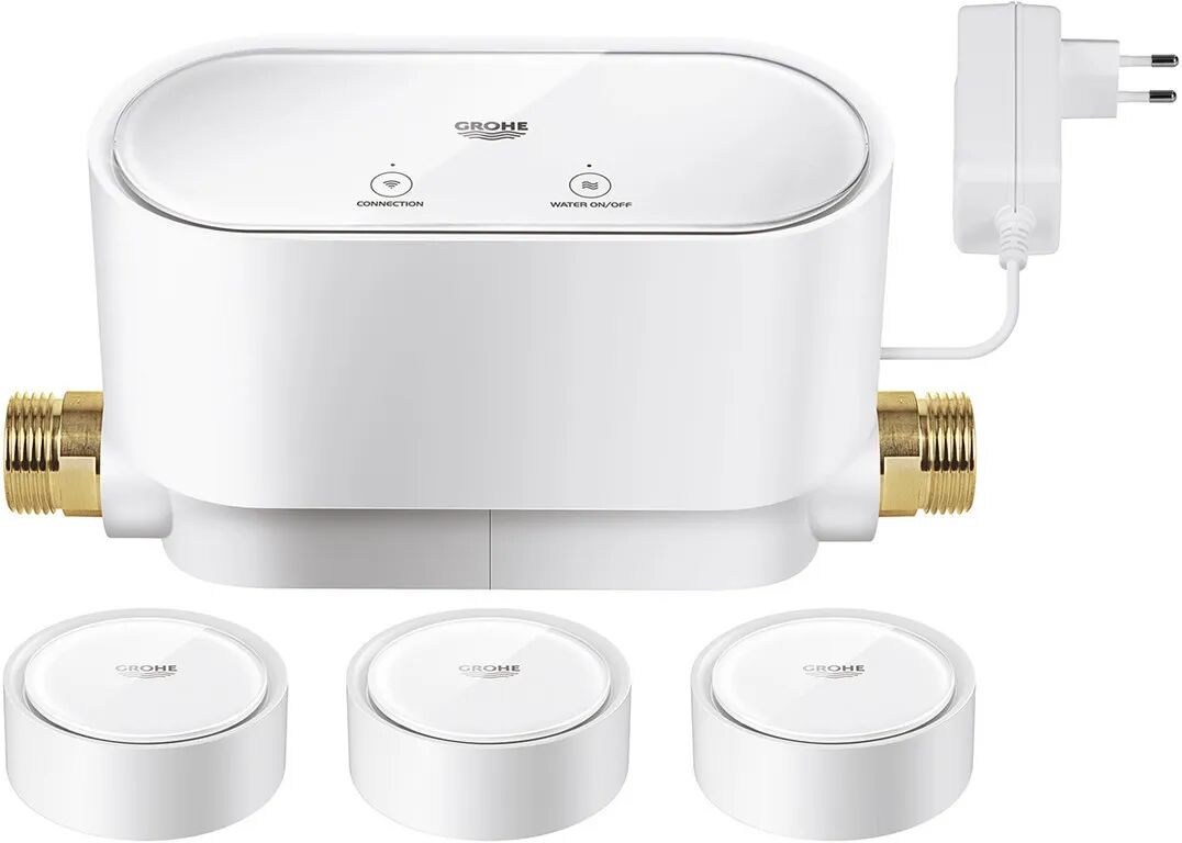 grohe kit sistema di sicurezza  sense guard 22502ln0 con 3 sensori d'acqua