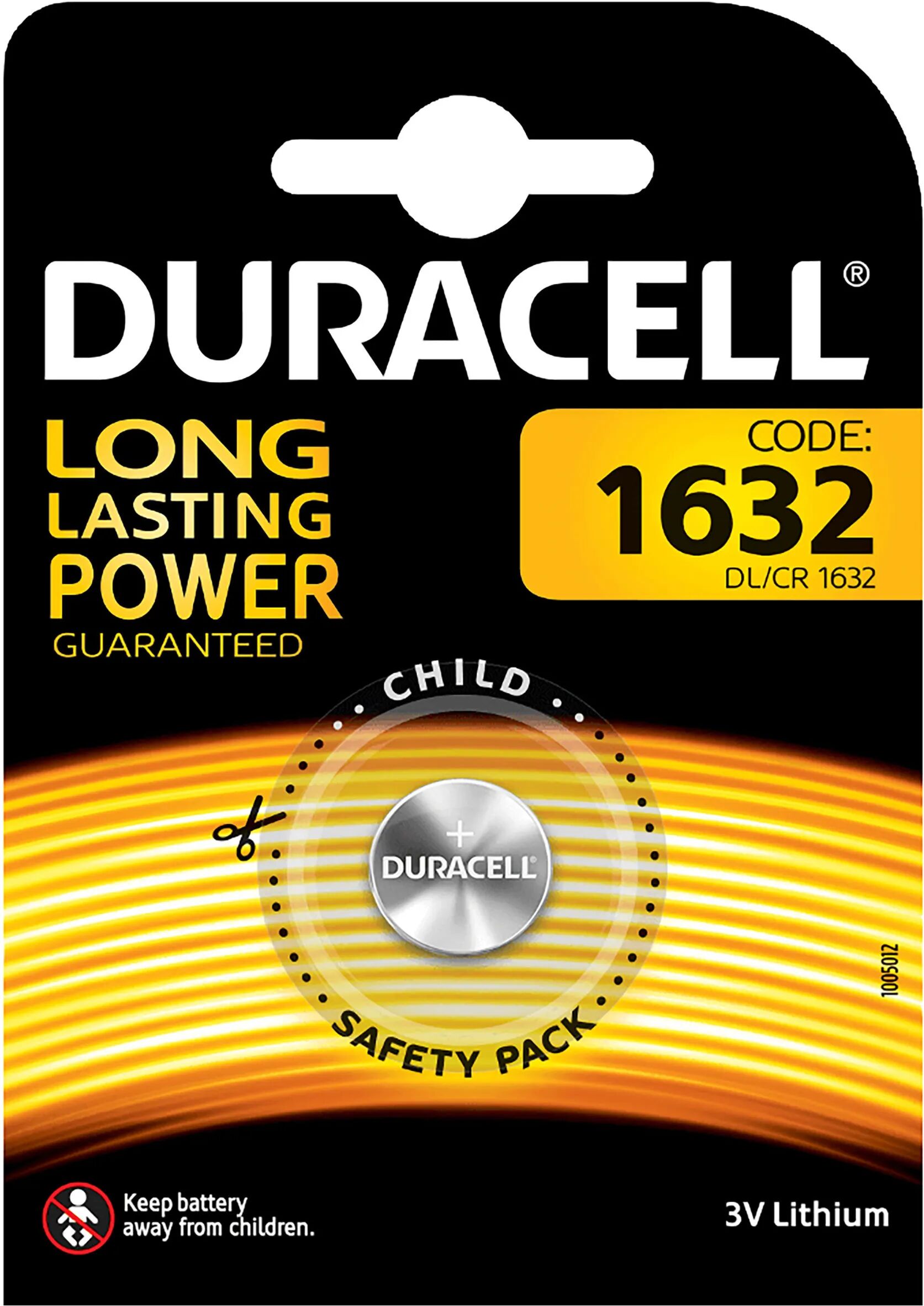 Tecnomat BATTERIA DURACELL BOTTONE LITIO 3V FORMATO 1632