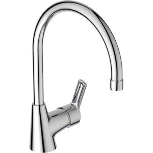 MISCELATORE LAVELLO IDEAL STANDARD VENTA CROMO BOCCA ALTA AD ARCO CARTUCCIA CERAMICA Ø 35 mm MISCELATORE LAVELLO IDEAL STANDARD VENTA CROMO BOCCA ALTA AD ARCO CARTUCCIA CERAMICA Ø 35 mm