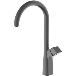 Teorema MISCELATORE LAVELLO BIG GRAFITE BOCCA ALTA AD ARCO CARTUCCIA Ø 35 mm Teorema MISCELATORE LAVELLO BIG GRAFITE BOCCA ALTA AD ARCO CARTUCCIA Ø 35 mm