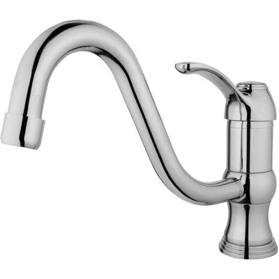 Aquapro MISCELATORE LAVELLO ASPASIA CROMO BOCCA BASSA RETRO' CARTUCCIA CERAMICA Ø 40 mm Aquapro MISCELATORE LAVELLO ASPASIA CROMO BOCCA BASSA RETRO' CARTUCCIA CERAMICA Ø 40 mm