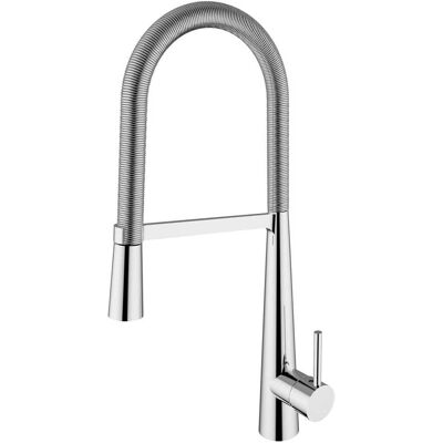 Teorema MISCELATORE LAVELLO SPRING CROMO BOCCA FLESSIBILE CARTUCCIA Ø 35 mm Teorema MISCELATORE LAVELLO SPRING CROMO BOCCA FLESSIBILE CARTUCCIA Ø 35 mm