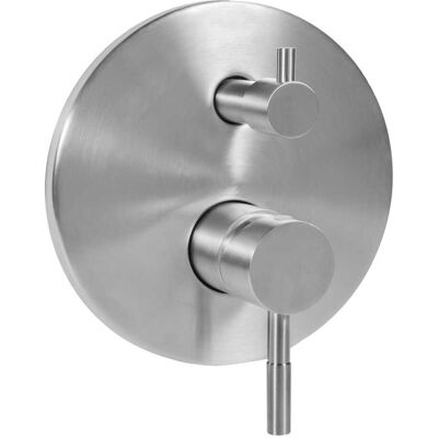 Aquapro MISCELATORE DOCCIA INCASSO 2 VIE ACQUAPRO KALEIA INOX CARTUCCIA Ø 35 mm Aquapro MISCELATORE DOCCIA INCASSO 2 VIE ACQUAPRO KALEIA INOX CARTUCCIA Ø 35 mm