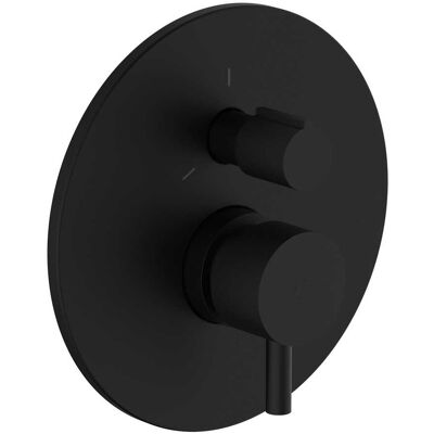Teorema MISCELATORE DOCCIA INCASSO 2 VIE KEO NERO CARTUCCIA Ø 35 mm Teorema MISCELATORE DOCCIA INCASSO 2 VIE KEO NERO CARTUCCIA Ø 35 mm