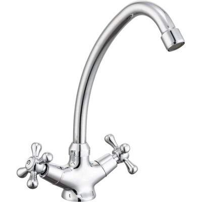 Aquapro GRUPPO LAVELLO MONOFORO AVENTINO CROMO BOCCA ALTA AD ARCO MECCANISMO VITONI CERAMICI Aquapro GRUPPO LAVELLO MONOFORO AVENTINO CROMO BOCCA ALTA AD ARCO MECCANISMO VITONI CERAMICI