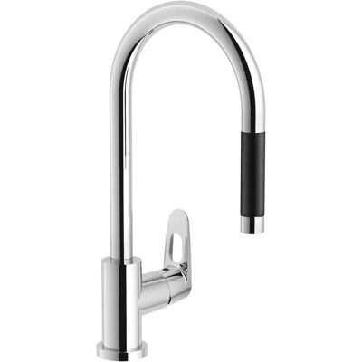 Nobili MISCELATORE LAVELLO ELBA AD ARCO CROMO DOCCETTA ESTRAIBILE CARTUCCIA CERAMICA Ø 35 mm Nobili MISCELATORE LAVELLO ELBA AD ARCO CROMO DOCCETTA ESTRAIBILE CARTUCCIA CERAMICA Ø 35 mm
