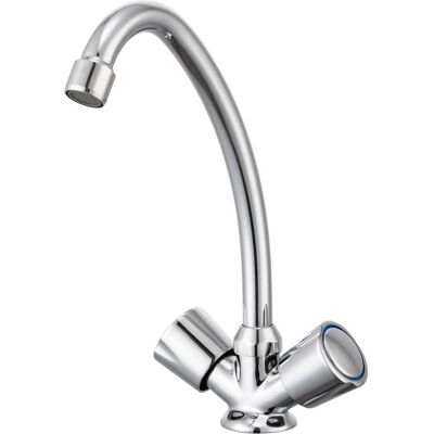 Aquapro GRUPPO LAVELLO MONOFORO SERENA CROMO BOCCA ALTA COLLO AD ARCO MECCANISMO A VITONI Aquapro GRUPPO LAVELLO MONOFORO SERENA CROMO BOCCA ALTA COLLO AD ARCO MECCANISMO A VITONI