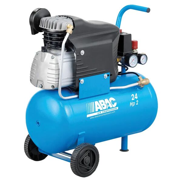 abac compressore 24 l  2hp pole position l20 1500 w pressione 10 bar aria aspirata 220 l/min