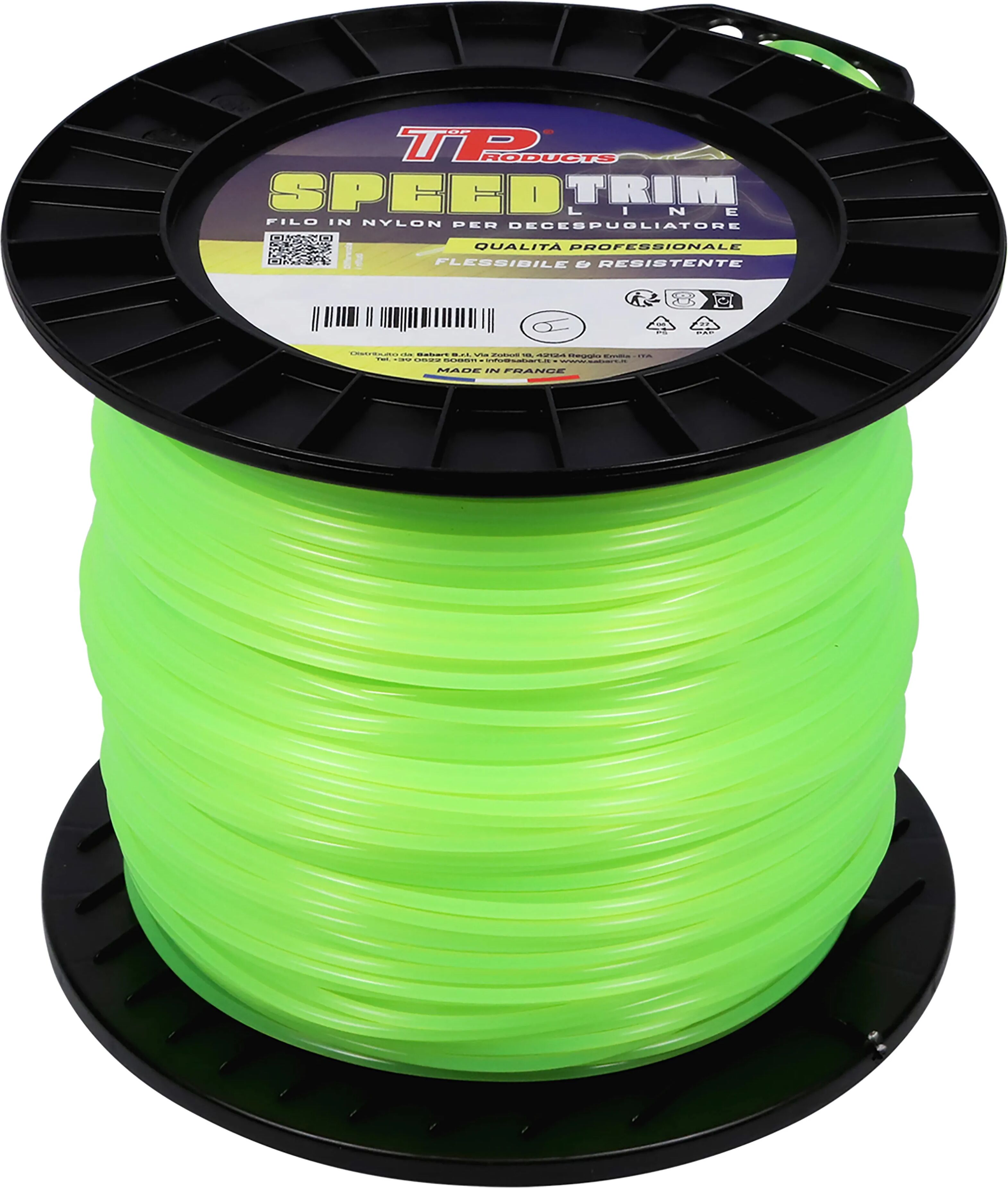 tp filo nylon per decespugliatore  Ø 3 mm 223m sezione tonda in bobina