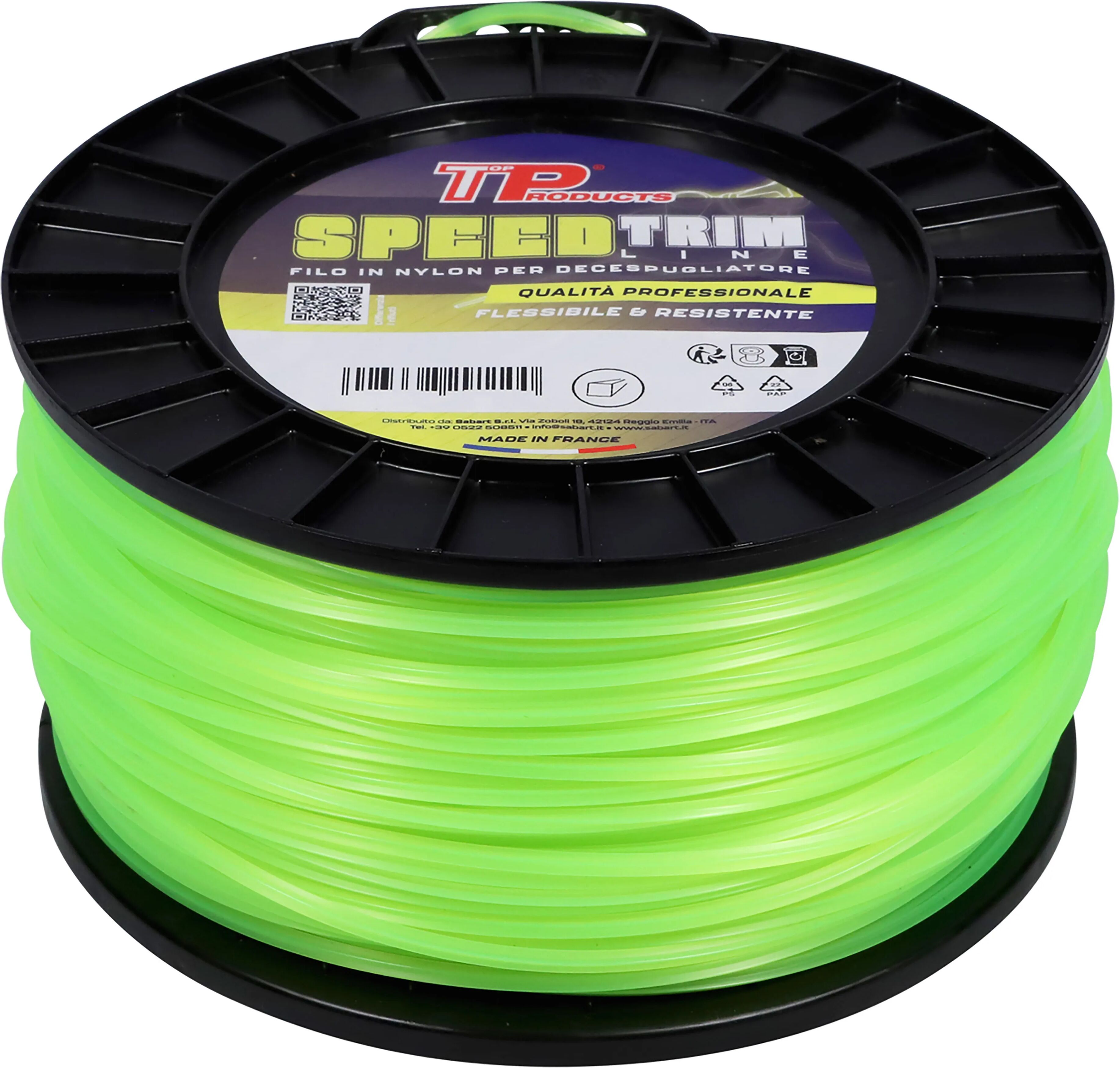 tp filo nylon per decespugliatore  Ø 4 mm 100 m sezione quadra in bobina