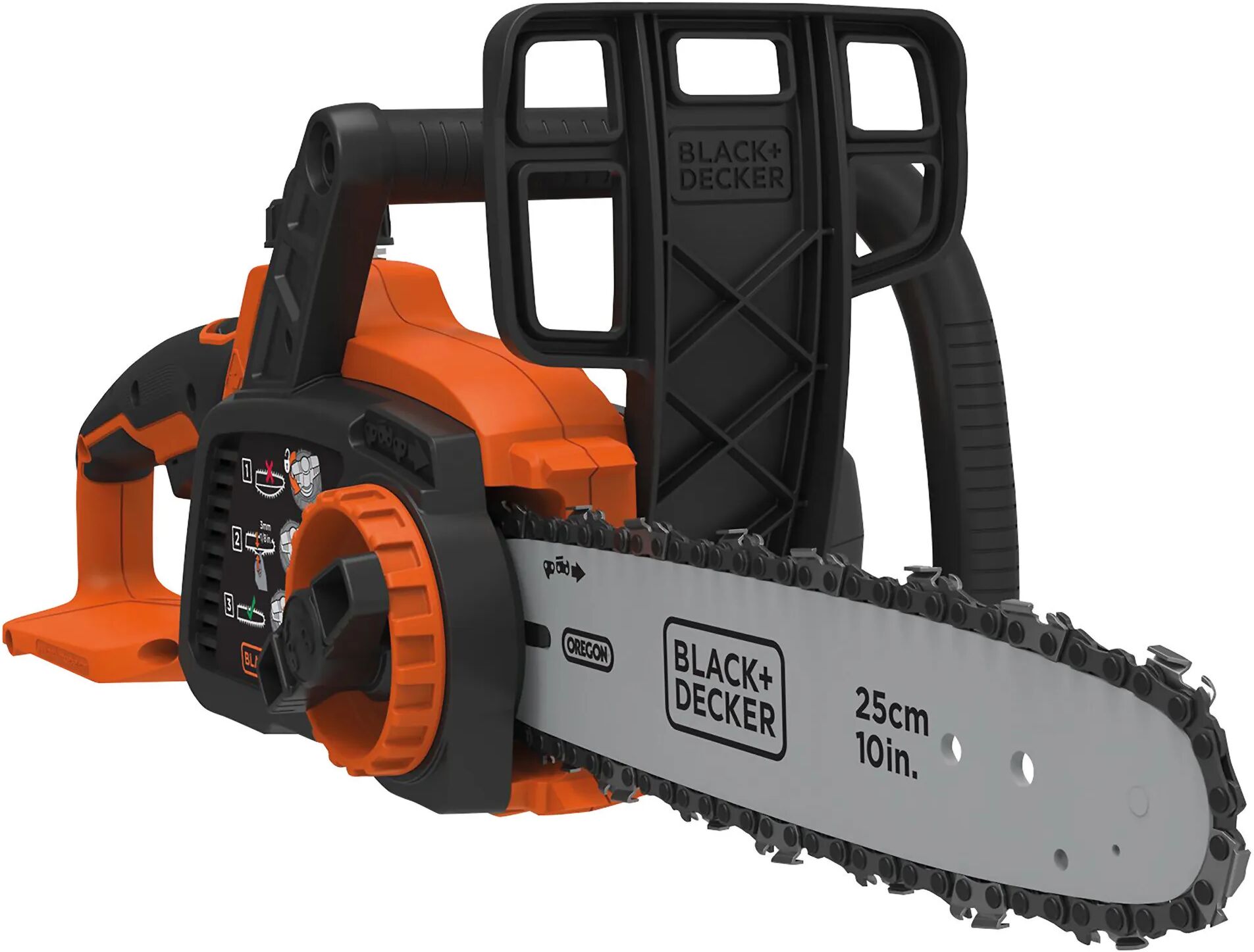 Black & Decker MOTOSEGA A BATTERIA 18V B&D GKC1825LB-XJ  BARRA E CATENA OREGON CORPO MACCHINA PESO 3,1 kg