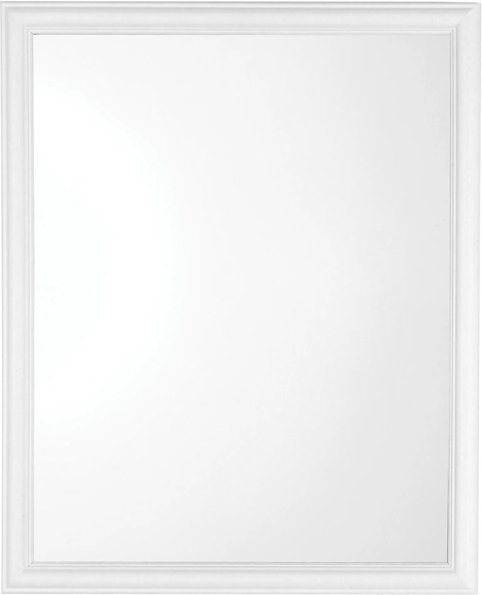 Tecnomat SPECCHIO SEMPLICE NADIA 56x66 cm CON CORNICE IN ABS BIANCO REVERSIBILE