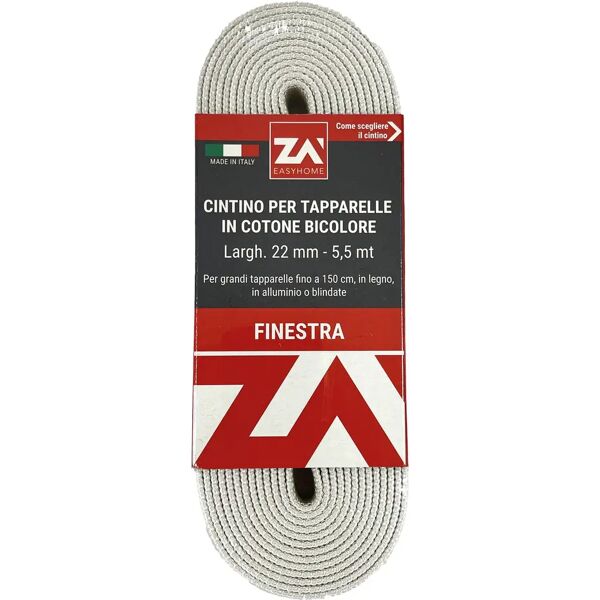 tecnomat cintino per tapparella 30 g 22 mm 5,5 m finestra cotone grigio / avana