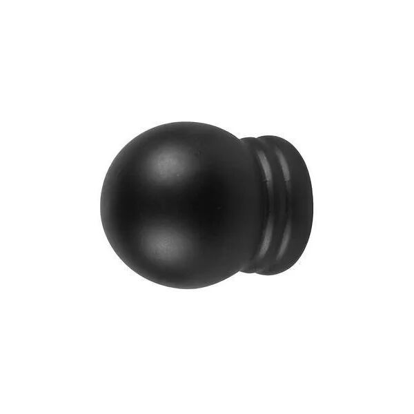 tecnomat pomoli boccia color nero 2 pezzi per bastone Ø 20 mm