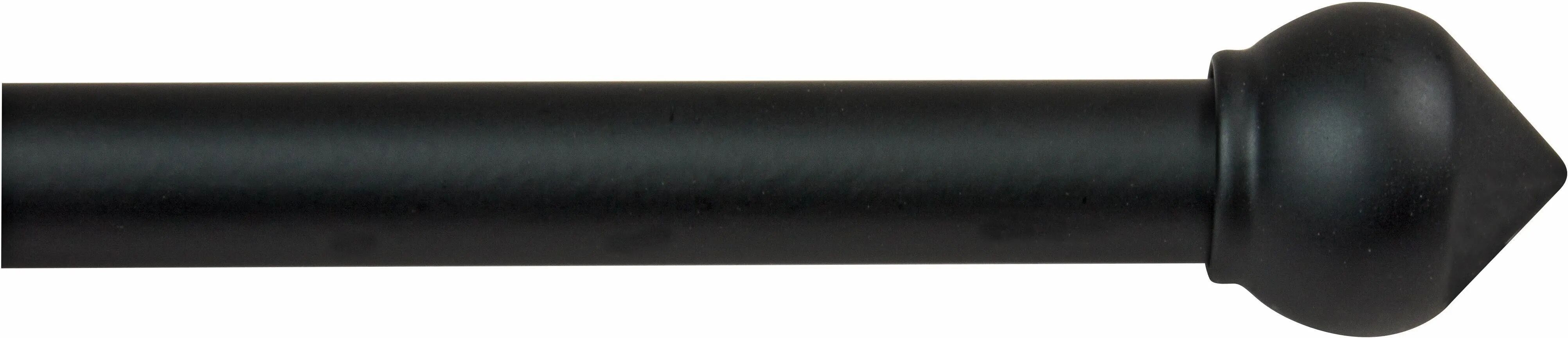 tecnomat bastone per tende bulbo Ø 20-17 mm 120-210 cm ferro nero con accessori