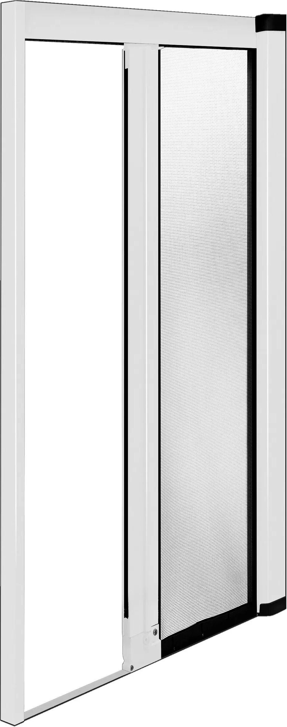 tecnomat zanzariera carrarmato tanke bca ral 9010 antivento, modulare, riduc 140x250 cm (lxh)