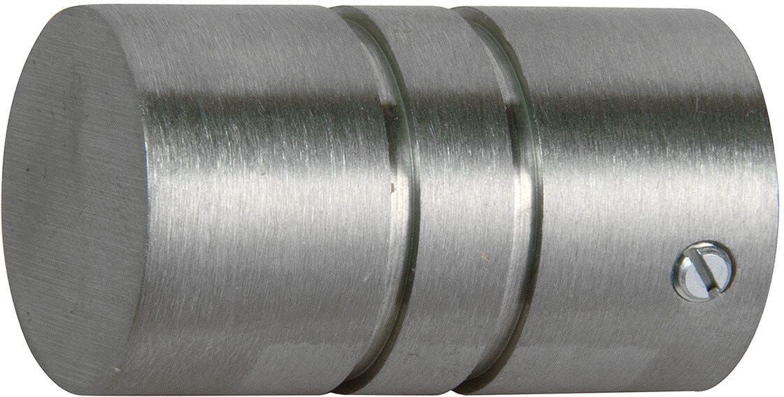 Pomoli Cilindro Acciaio Inox 2 Pezzi Per Tubo Ø 20 Mm Pomoli Cilindro Acciaio Inox 2 Pezzi Per Tubo Ø 20 Mm