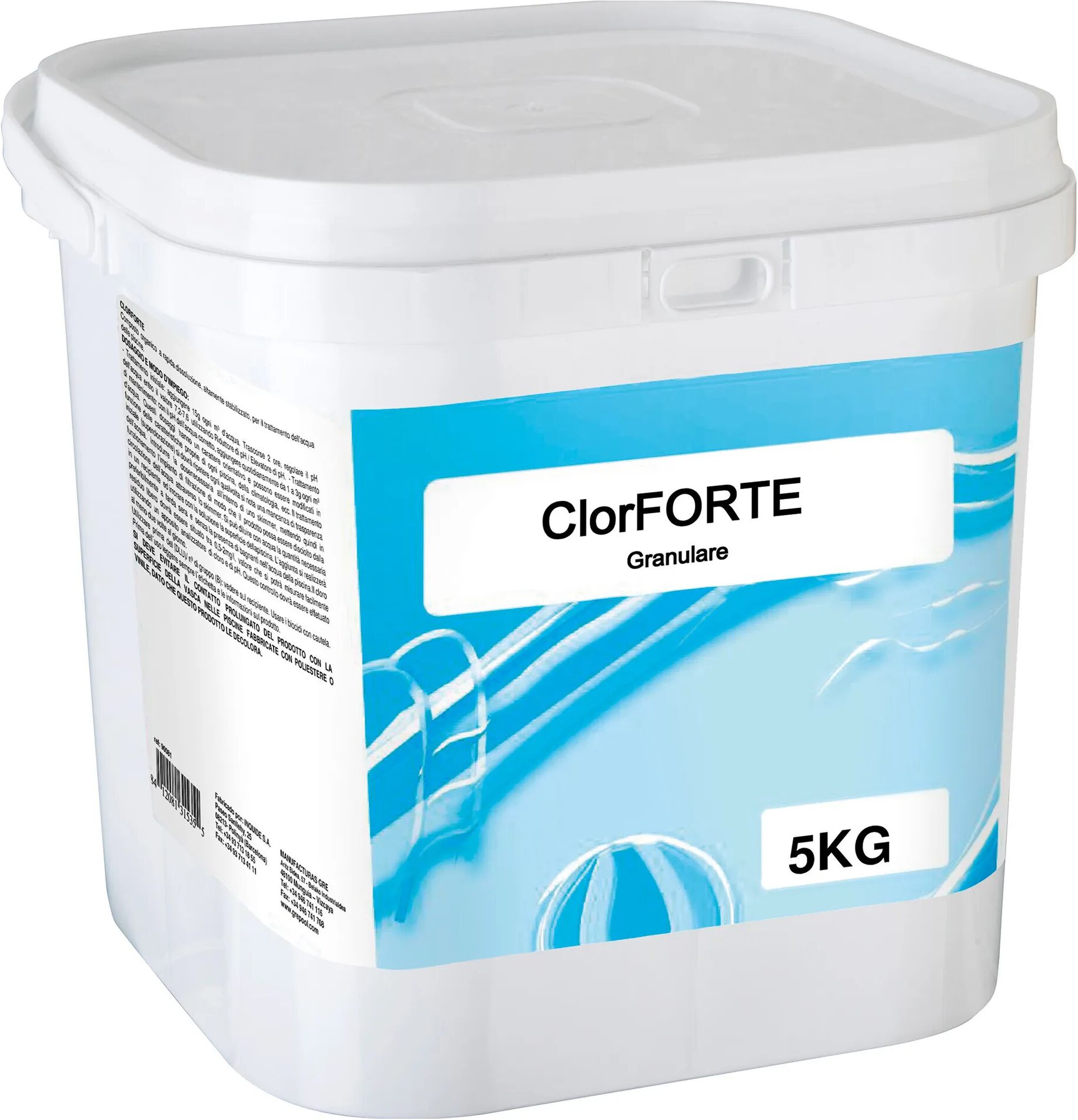 tecnomat cloro forte eco granulare 5 kg concentrato 56% per piscine