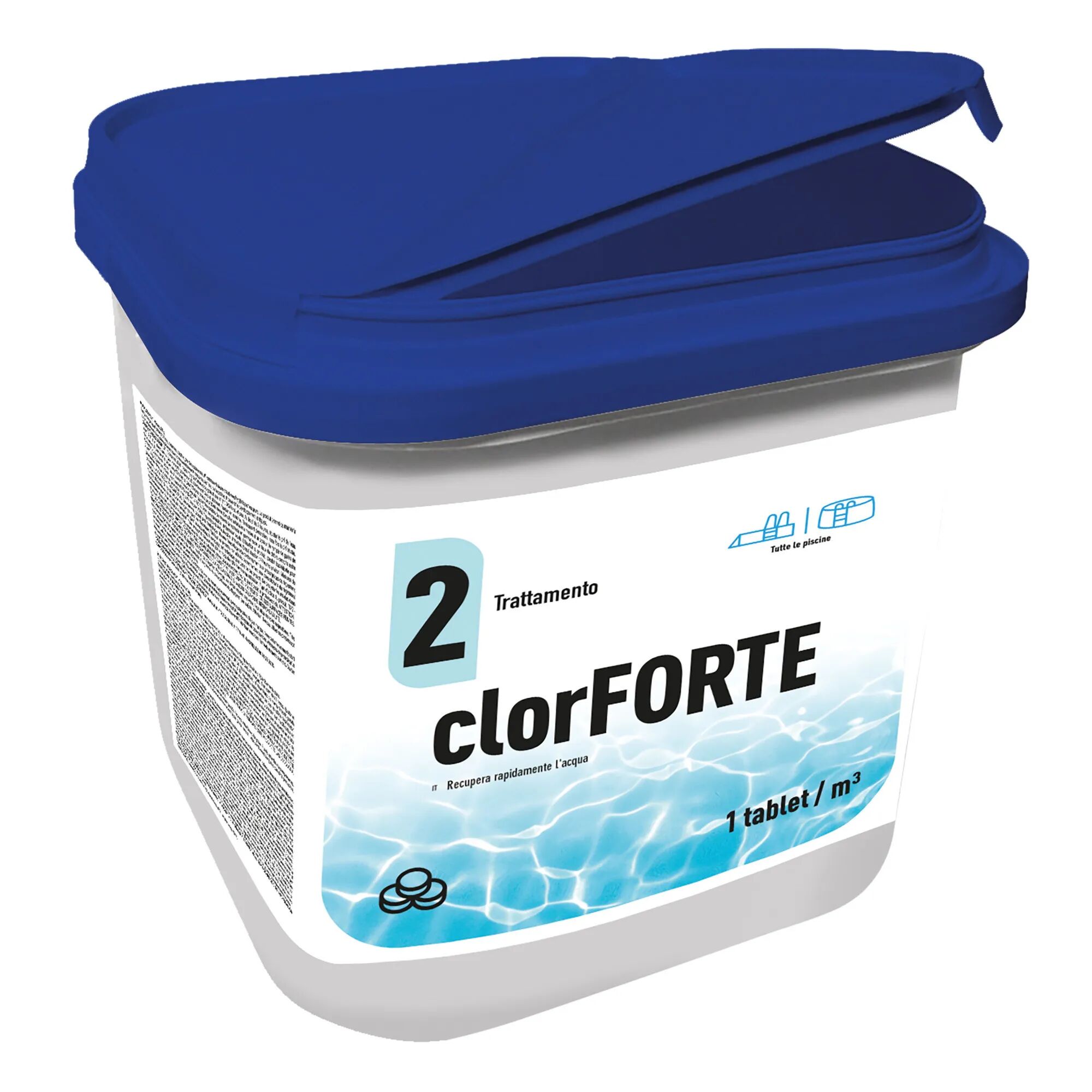 tecnomat cloro forte eco in pastiglie 30 g concentrato 56% confezione 5 kg per piscine